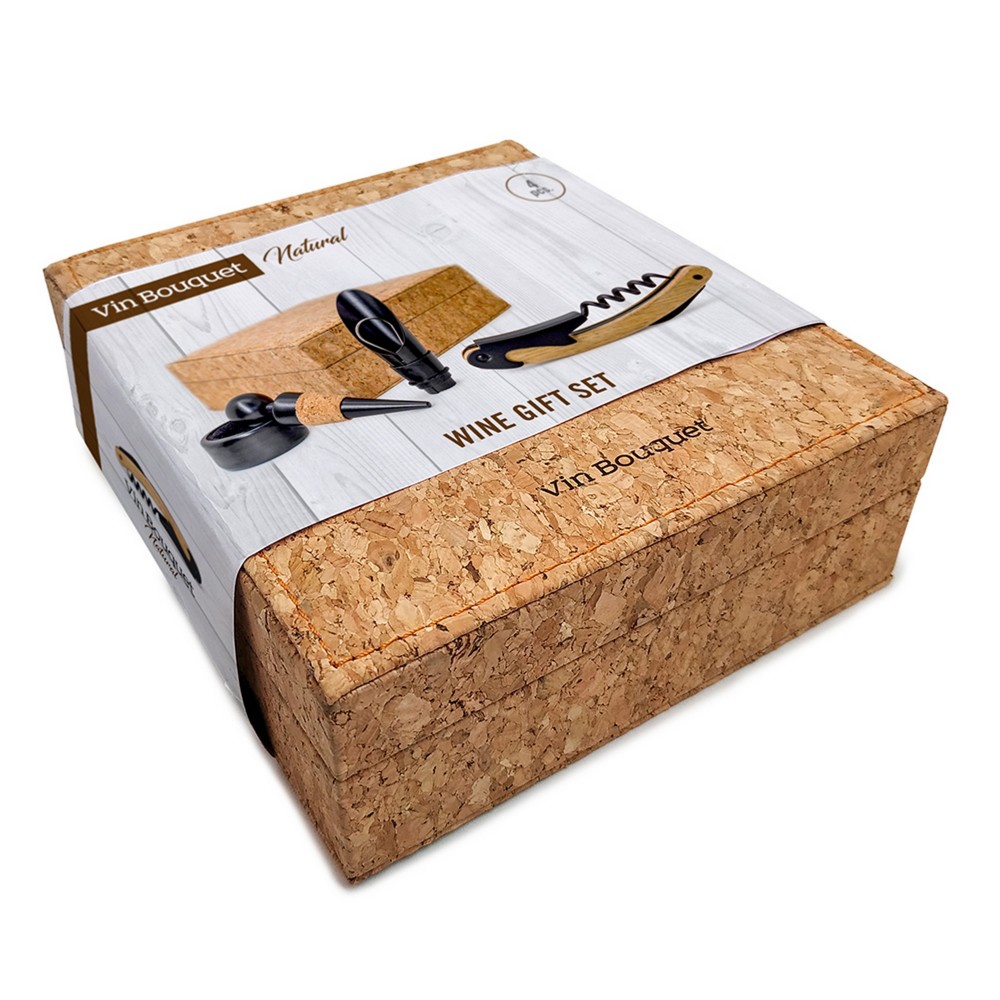 Vin Bouquet  Комплект аксесоари за вино корк - 4 части